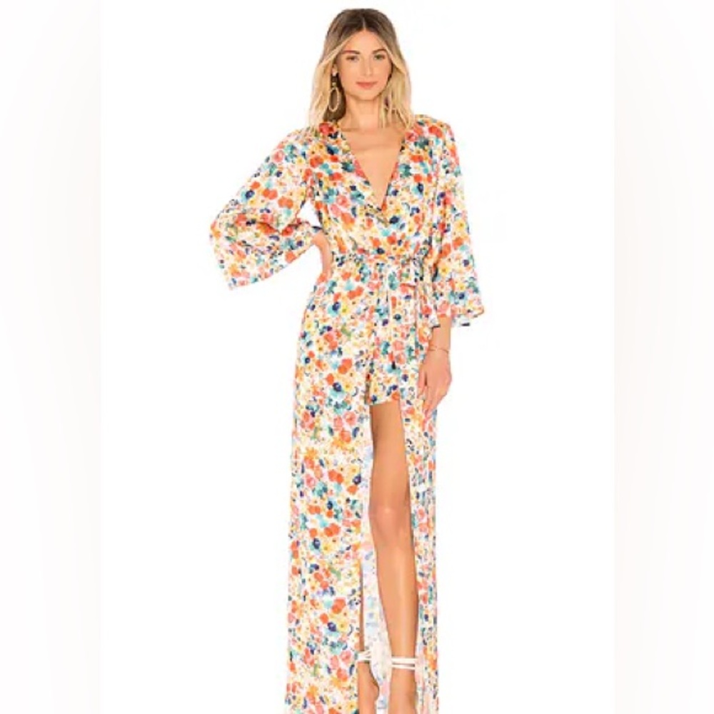 Lovers and Friends Short Romper Bouquet Floral Betty Size Xxs